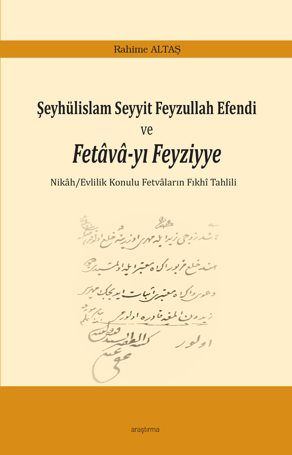 Şeyhülislam Seyyit Feyzullah Efendi  ve Fetava-yı Feyziyye -172