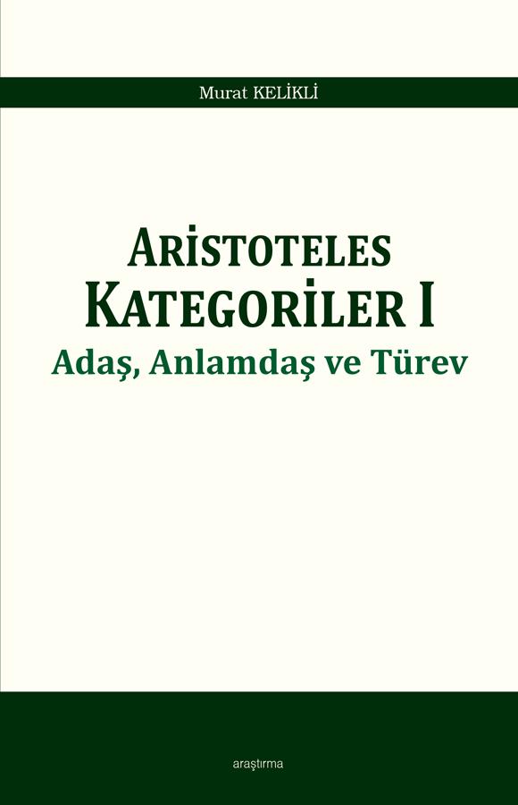 Aristoteles Kategoriler I -179