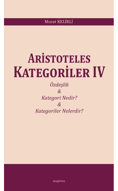 Aristoteles, Kategoriler IV -326