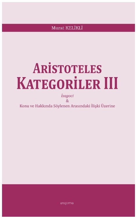 Aristoteles  Kategoriler III -247