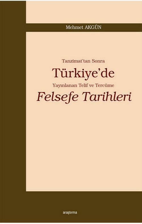Turkiyede Felsefe Tarihleri